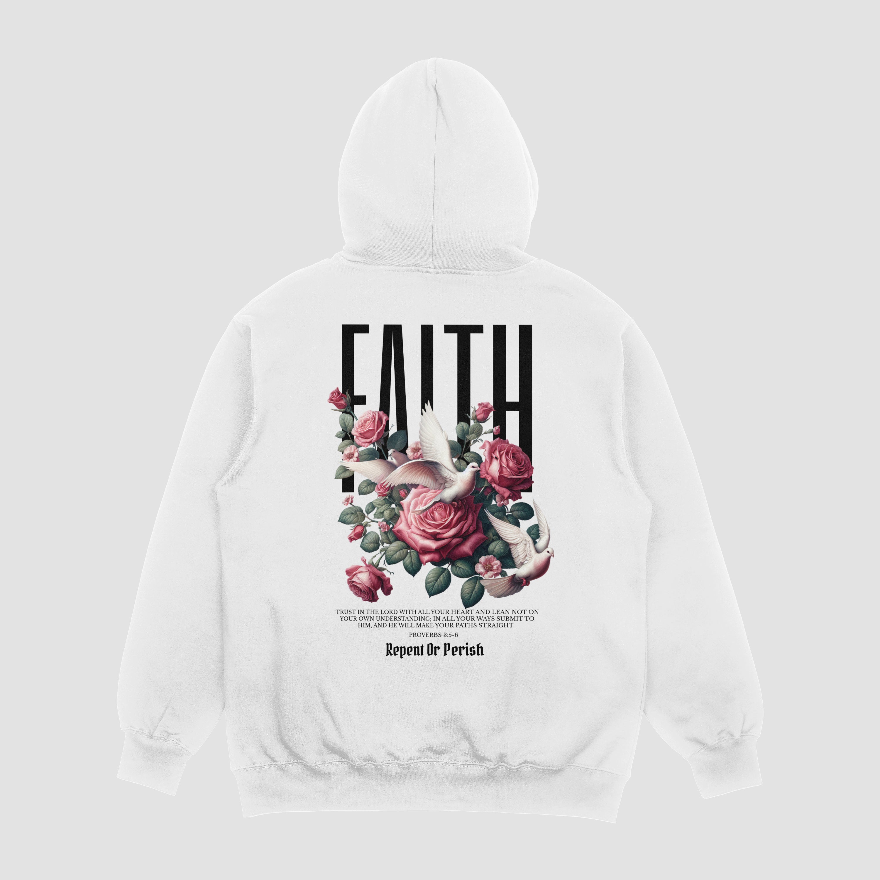 TRUST IN GOD DAMEN HOODIE - REPENT OR PERISH