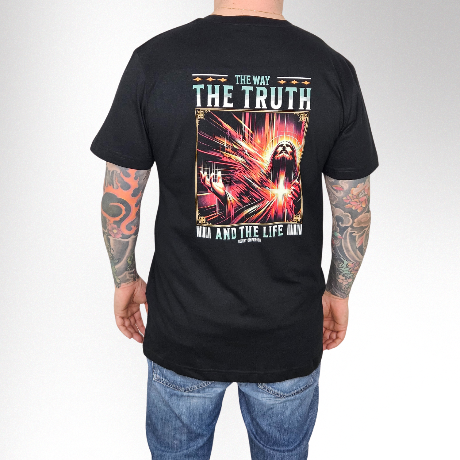 THE WAY THE TRUTH THE LIFE MÄNNER BASIC T-SHIRT
