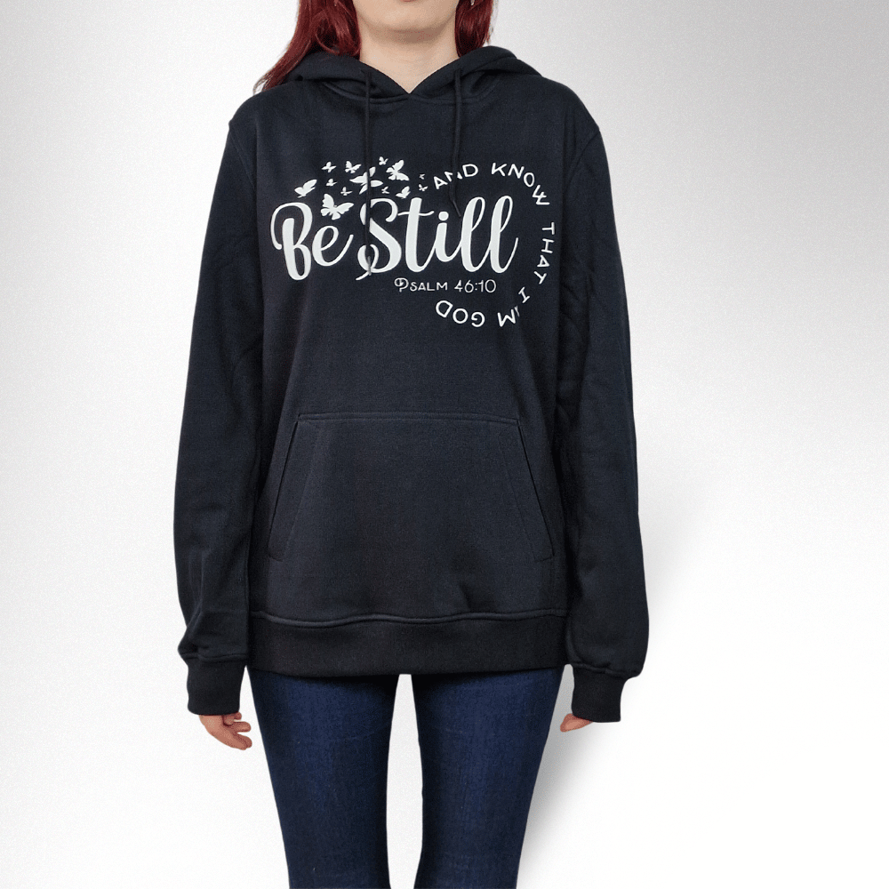 BE STILL DAMEN HOODIE - REPENT OR PERISH