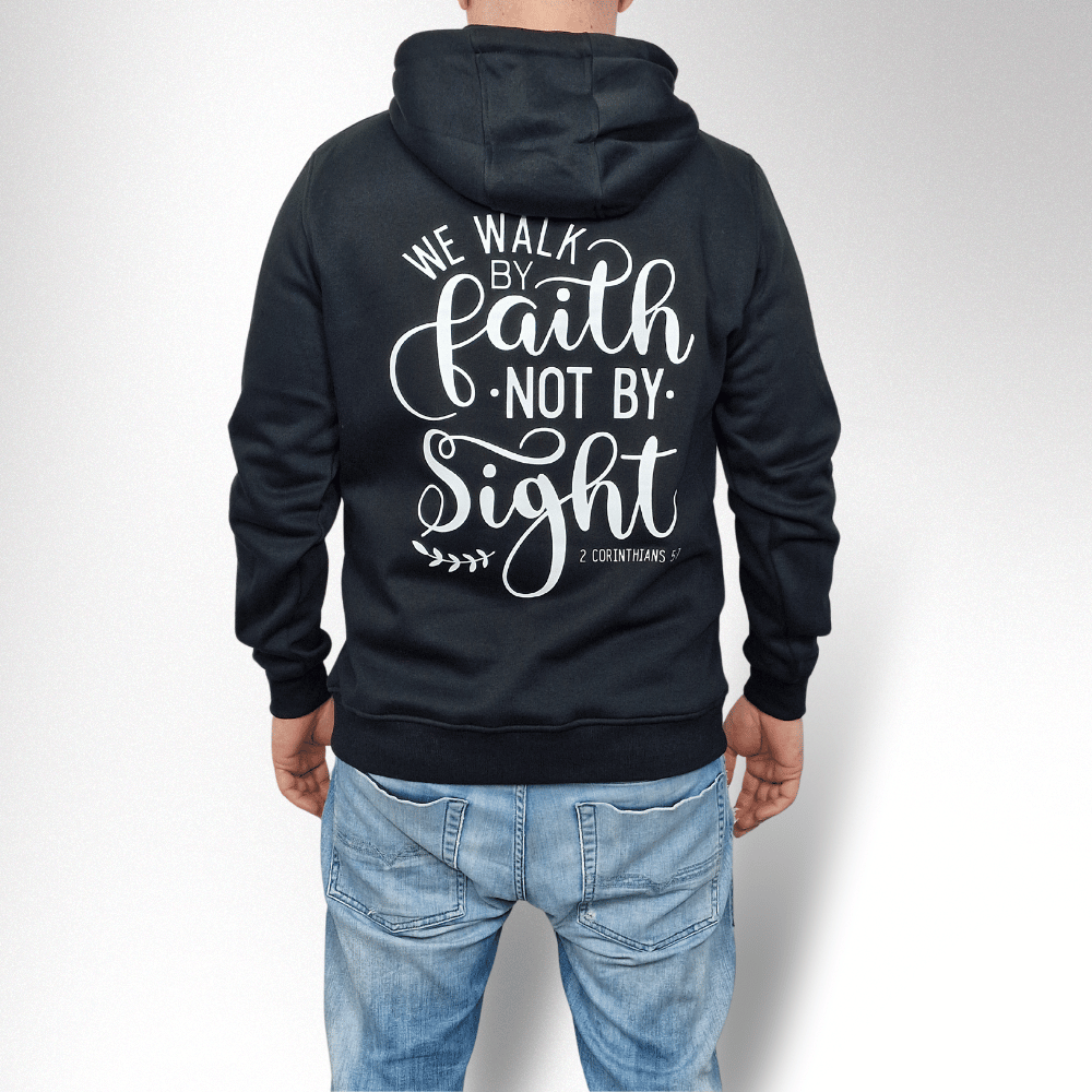 WALK BY FAITH HERREN HOODIE - REPENT OR PERISH