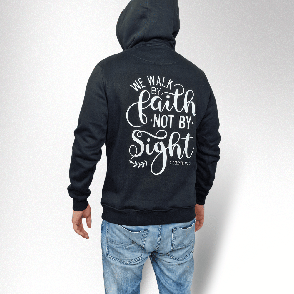 WALK BY FAITH HERREN HOODIE - REPENT OR PERISH