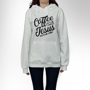 COFFEE & JESUS DAMEN HOODIE - REPENT OR PERISH