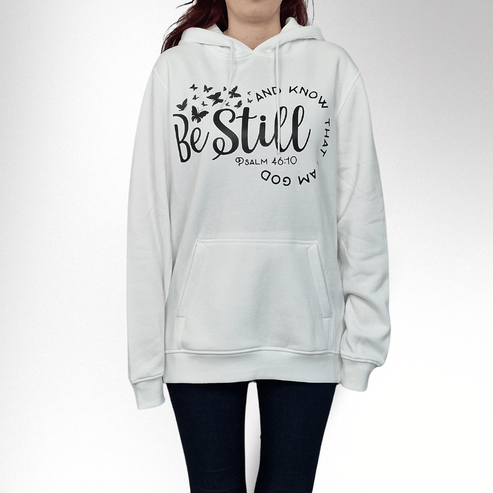 BE STILL DAMEN HOODIE - REPENT OR PERISH