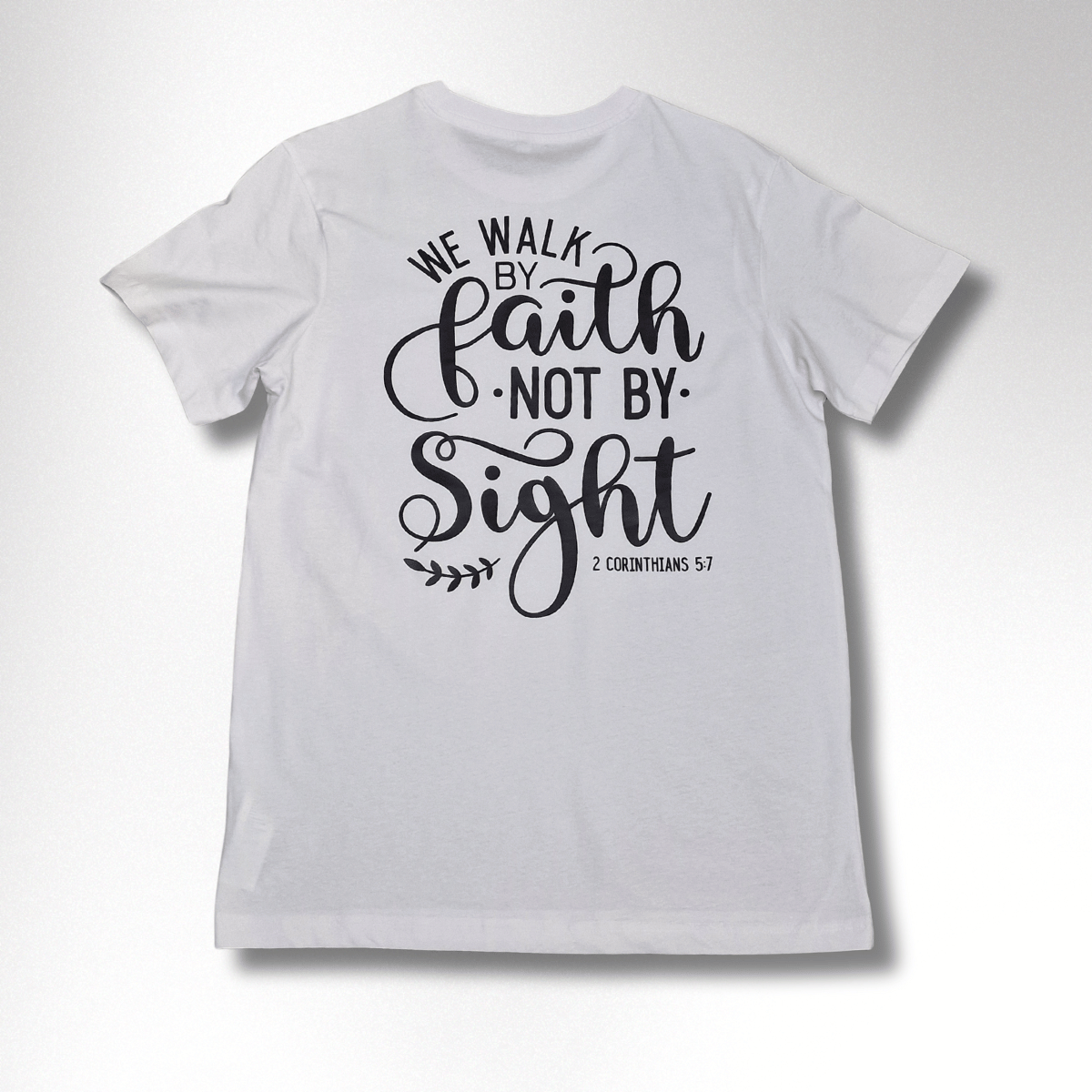 WALK BY FAITH DAMEN BASIC T-SHIRT - REPENT OR PERISH