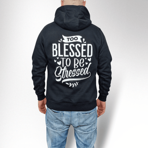 TOO BLESSED TO BE STRESSED HERREN HOODIE - REPENT OR PERISH