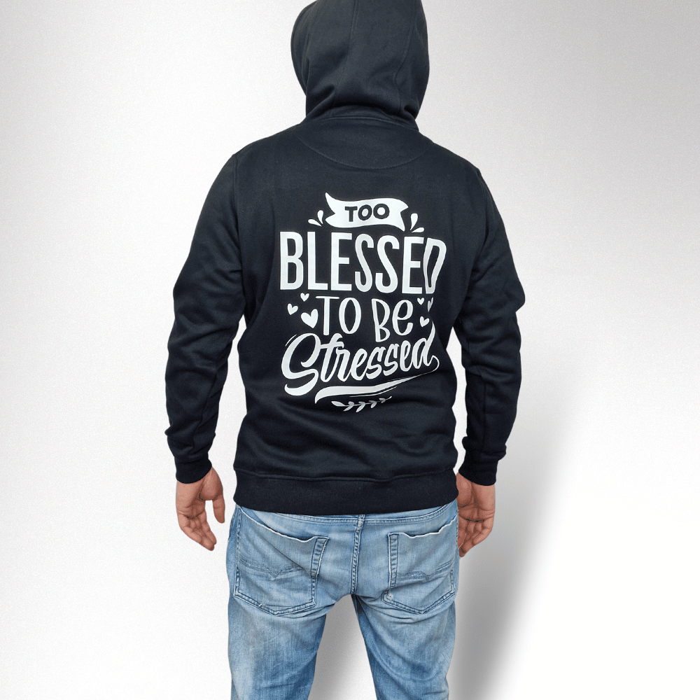 TOO BLESSED TO BE STRESSED HERREN HOODIE - REPENT OR PERISH