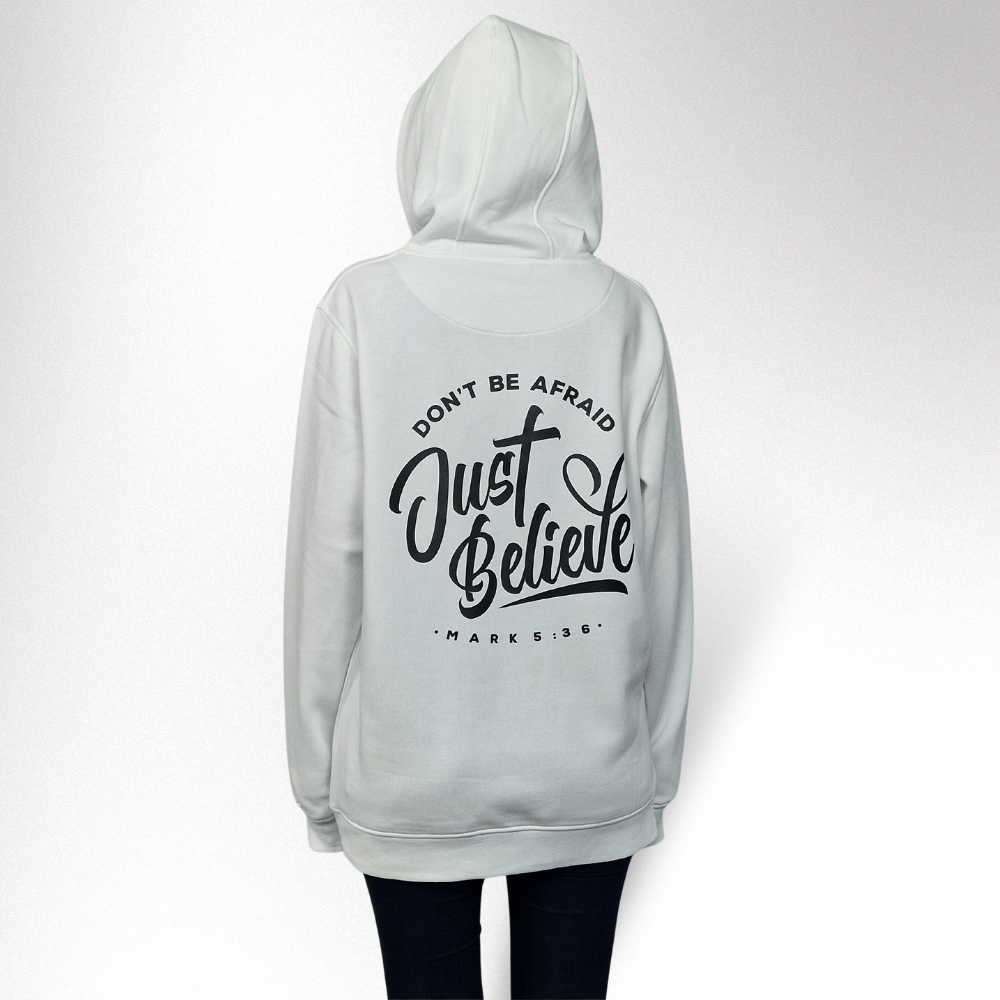 JUST BELIEVE DAMEN HOODIE - REPENT OR PERISH