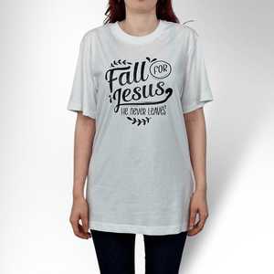 FALL FOR JESUS DAMEN BASIC T-SHIRT - REPENT OR PERISH