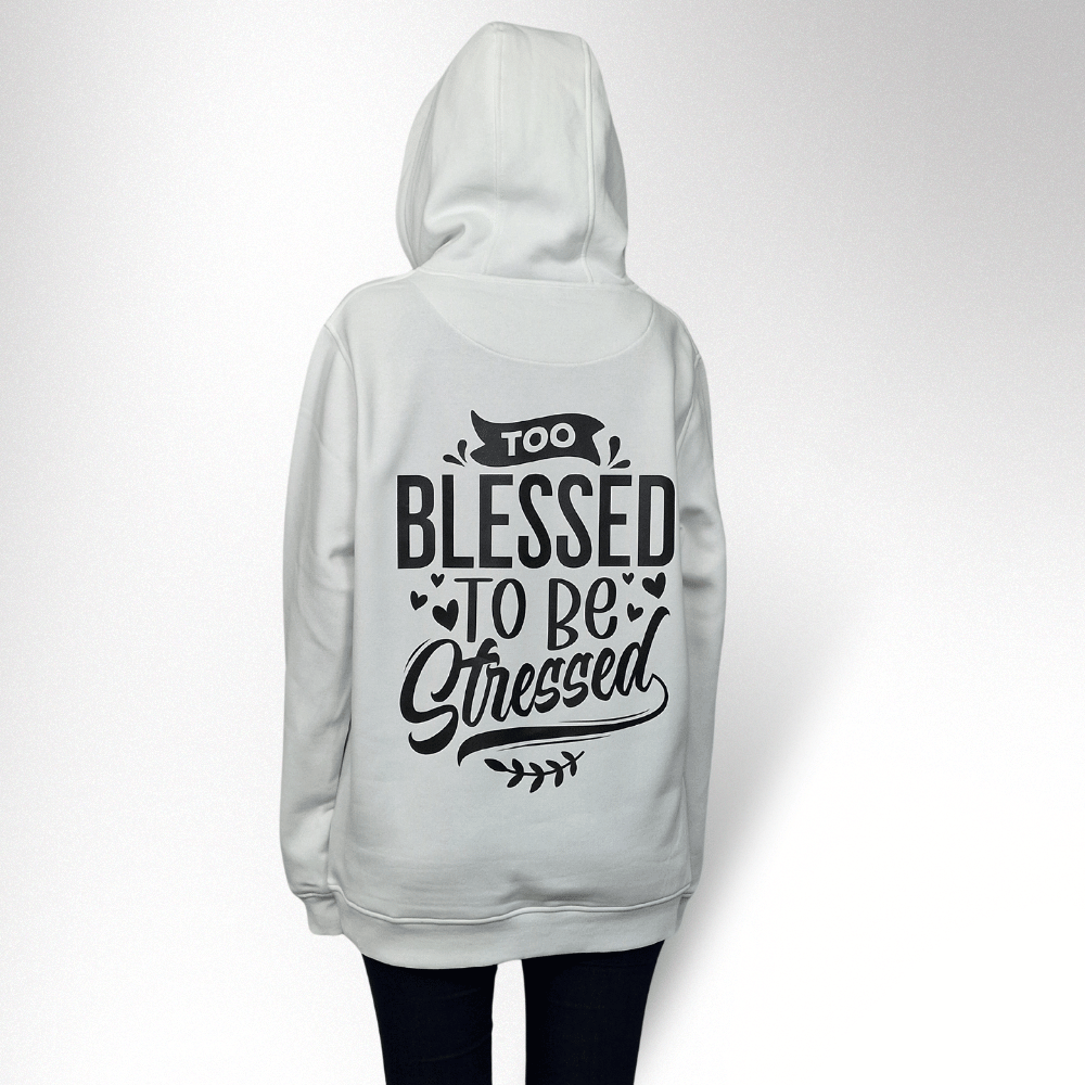 TOO BLESSED TO BE STRESSED DAMEN HOODIE - REPENT OR PERISH