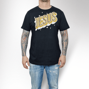 SIMPLE JESUS BLACK HERREN BASIC T-SHIRT - REPENT OR PERISH