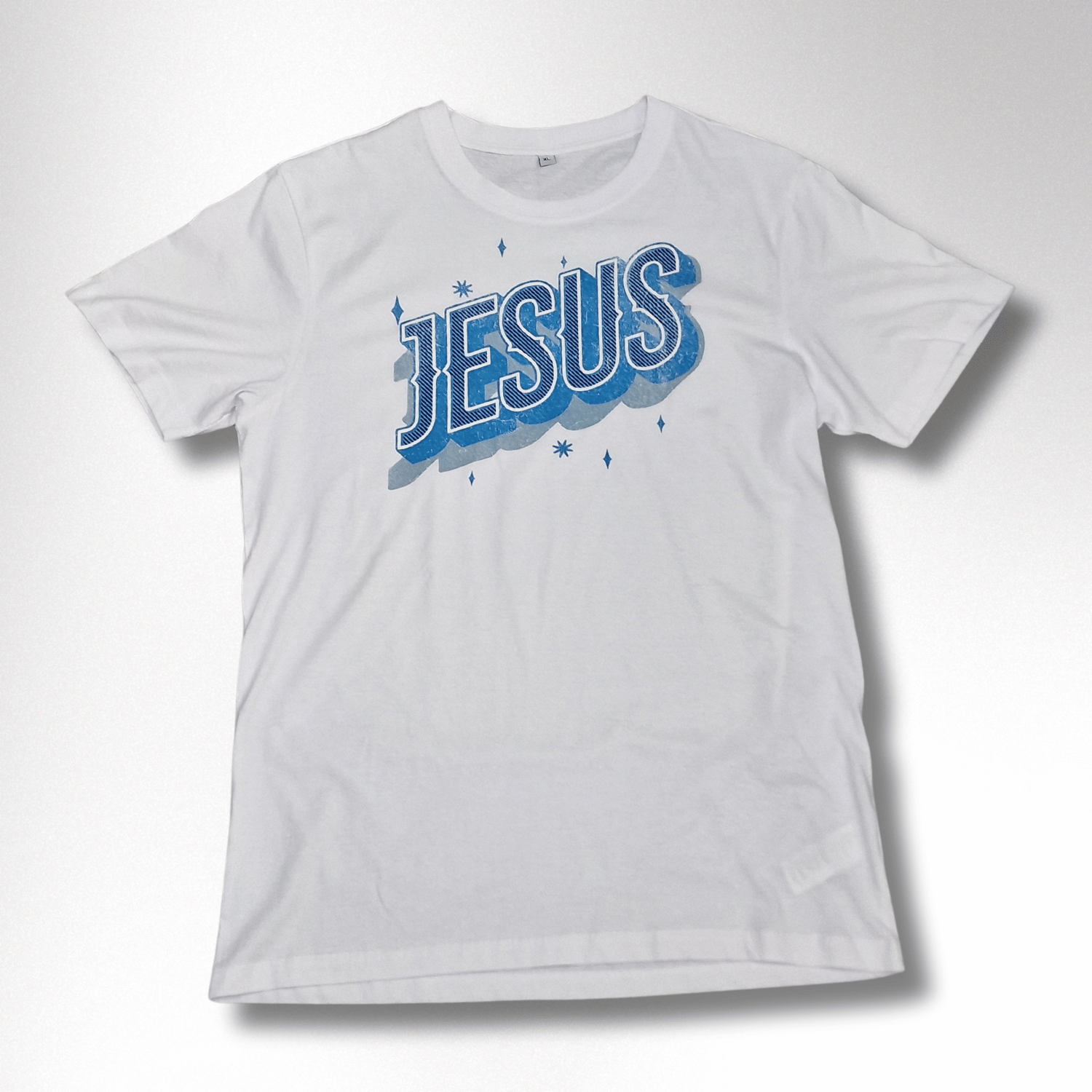 SIMPLE JESUS WHITE HERREN BASIC T-SHIRT - REPENT OR PERISH