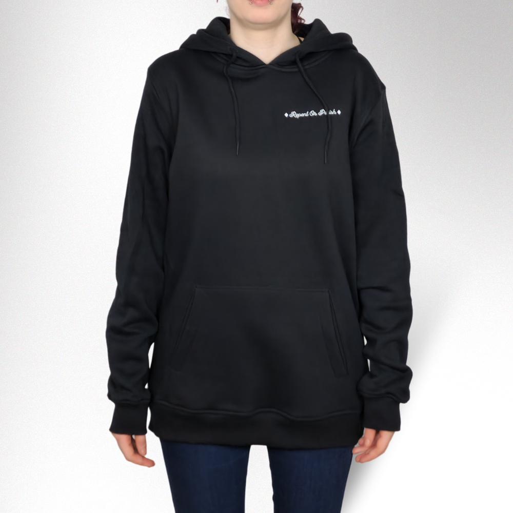 JUST BELIEVE DAMEN HOODIE - REPENT OR PERISH