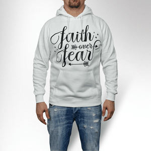 FAITH OVER FEAR HERREN HOODIE - REPENT OR PERISH