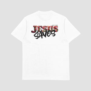 JESUS SAVES DAMEN BASIC T-SHIRT - REPENT OR PERISH