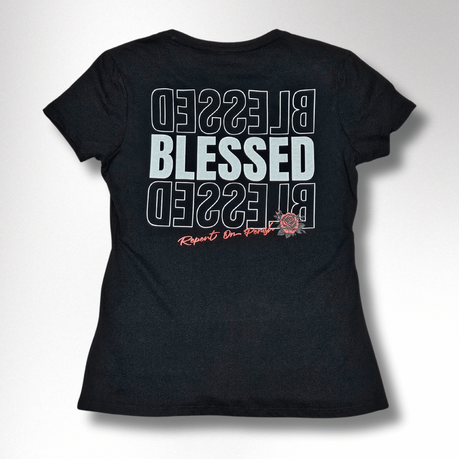 BLESSED DAMEN BASIC T-SHIRT 2D