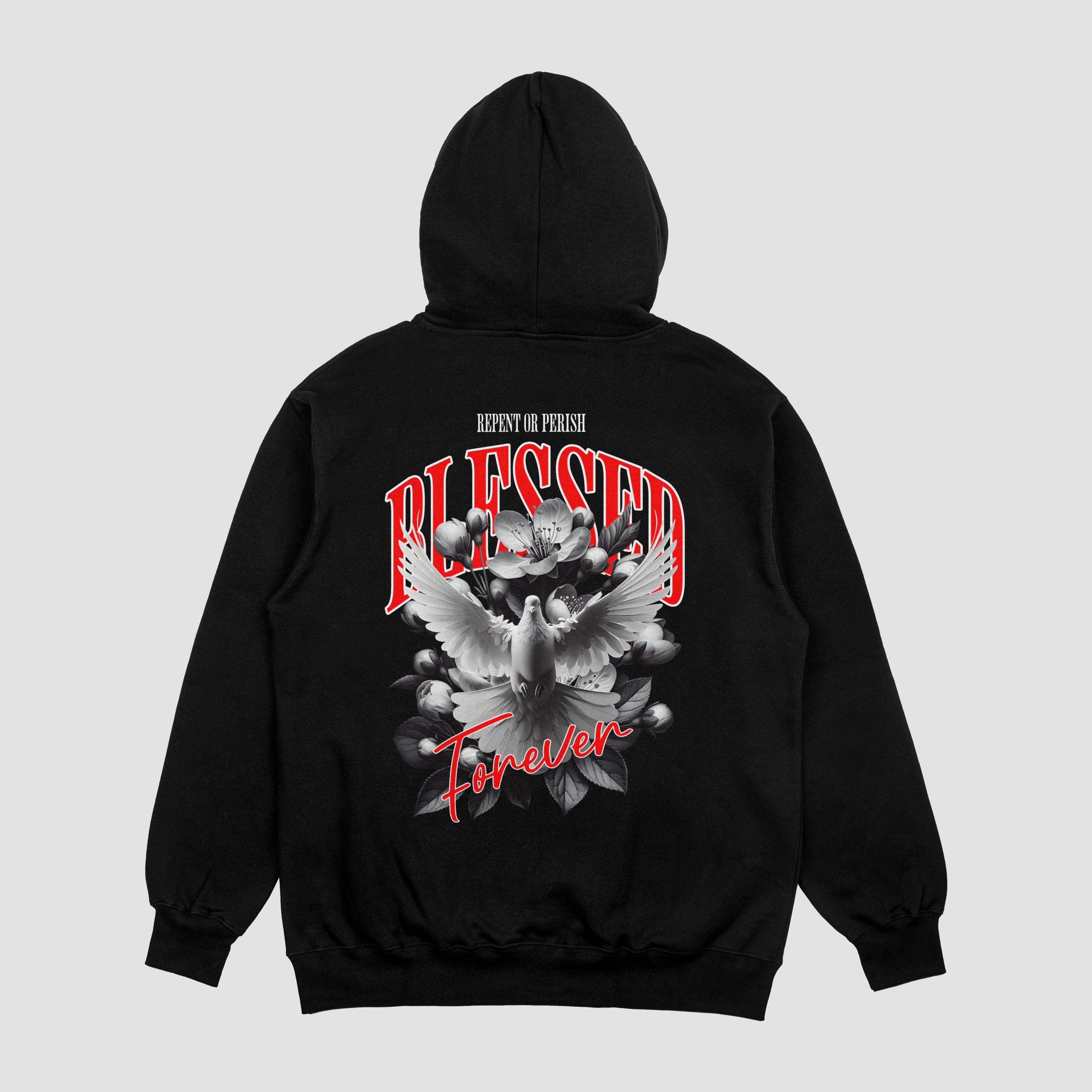 BLESSED FOREVER DAMEN HOODIE - REPENT OR PERISH