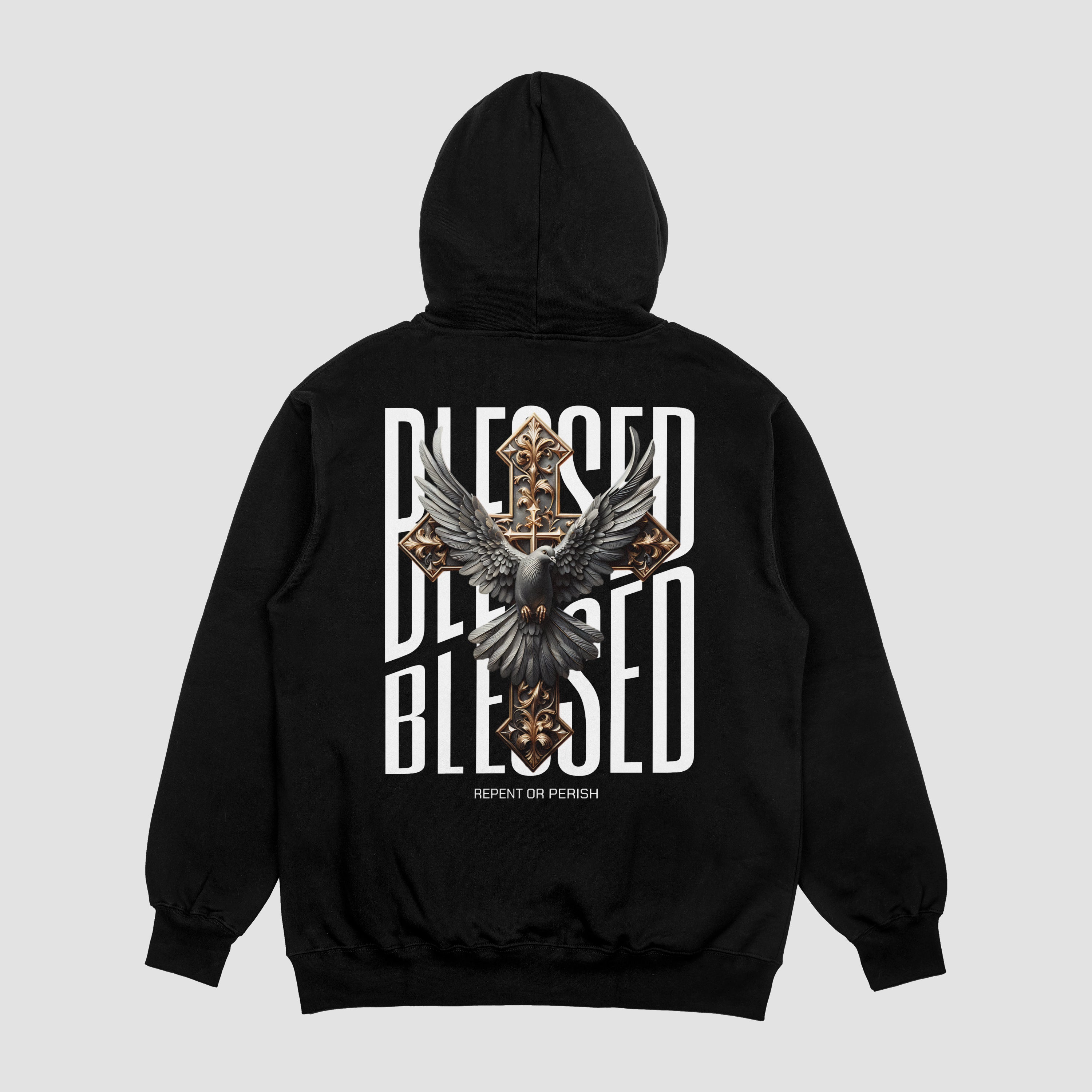 BLESSED VOL.2 HERREN HOODIE - REPENT OR PERISH