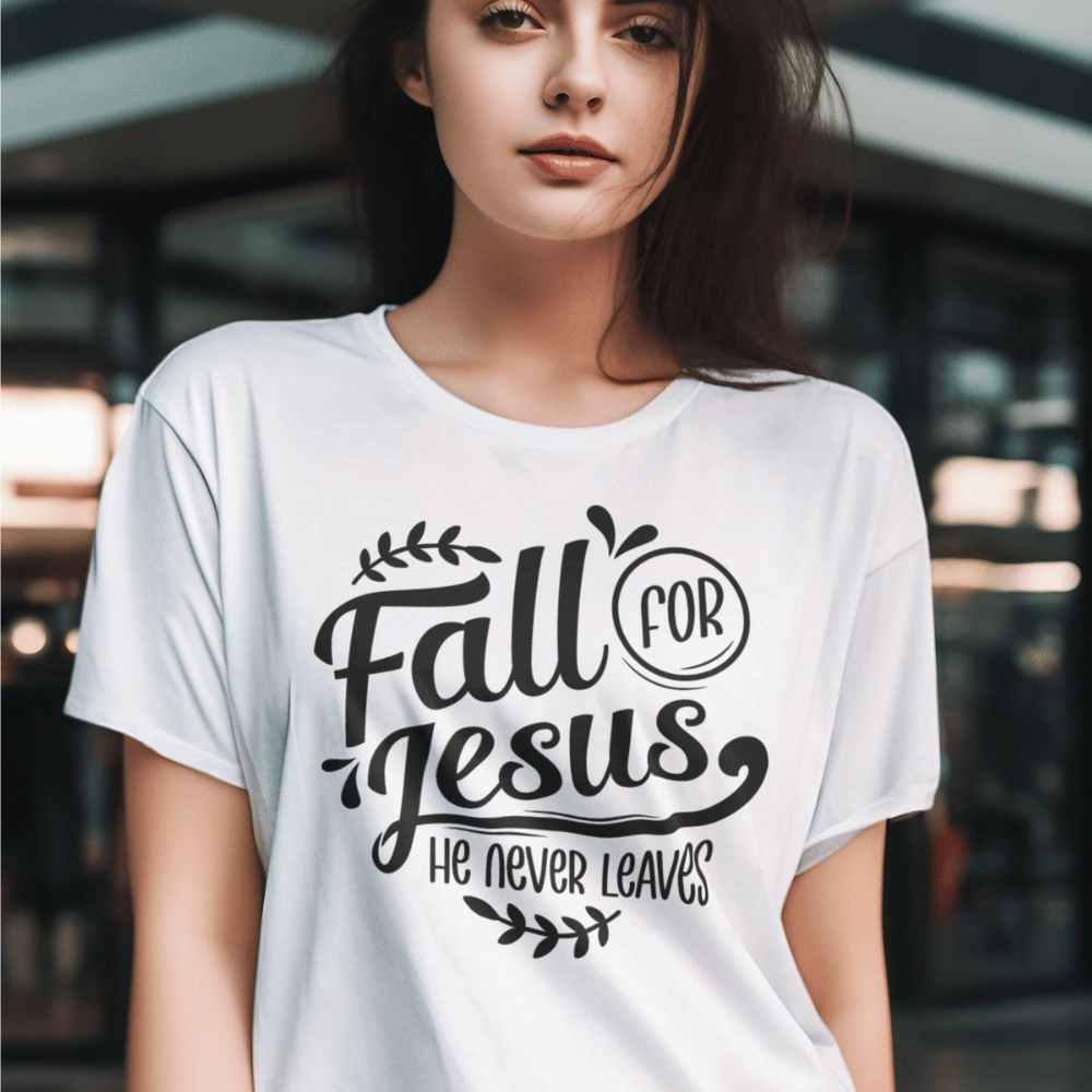 FALL FOR JESUS DAMEN BASIC T-SHIRT - REPENT OR PERISH