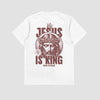 JESUS IS KING DAMEN BASIC T-SHIRT - REPENT OR PERISH