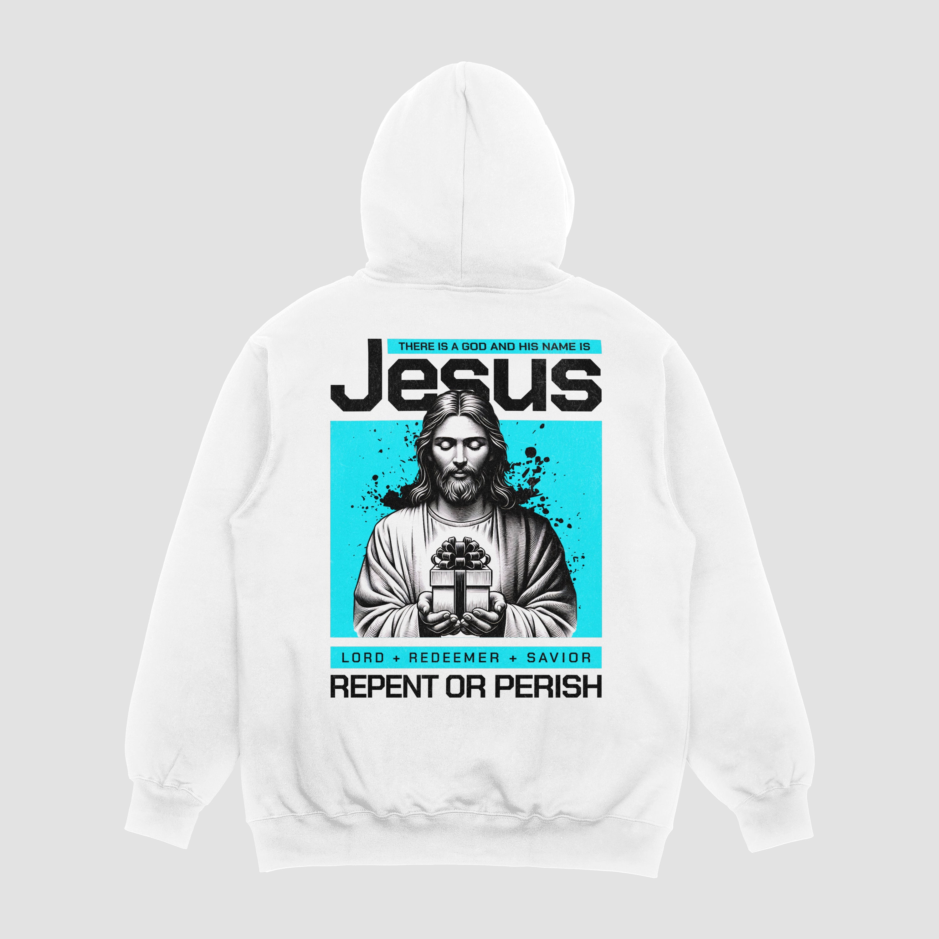 THERE IS A GOD DAMEN HOODIE - REPENT OR PERISH