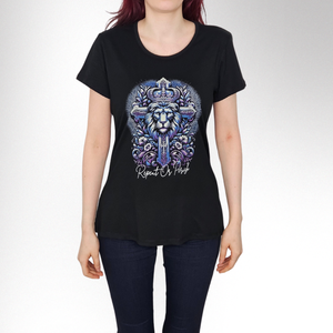 LION CROSS FRAUEN BASIC T-SHIRT