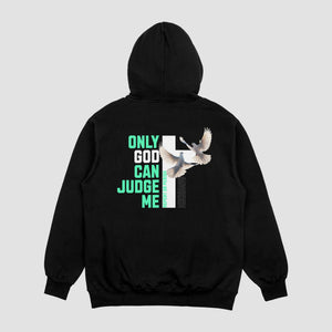 ONLY GOD CAN JUDGE ME DAMEN HOODIE - REPENT OR PERISH