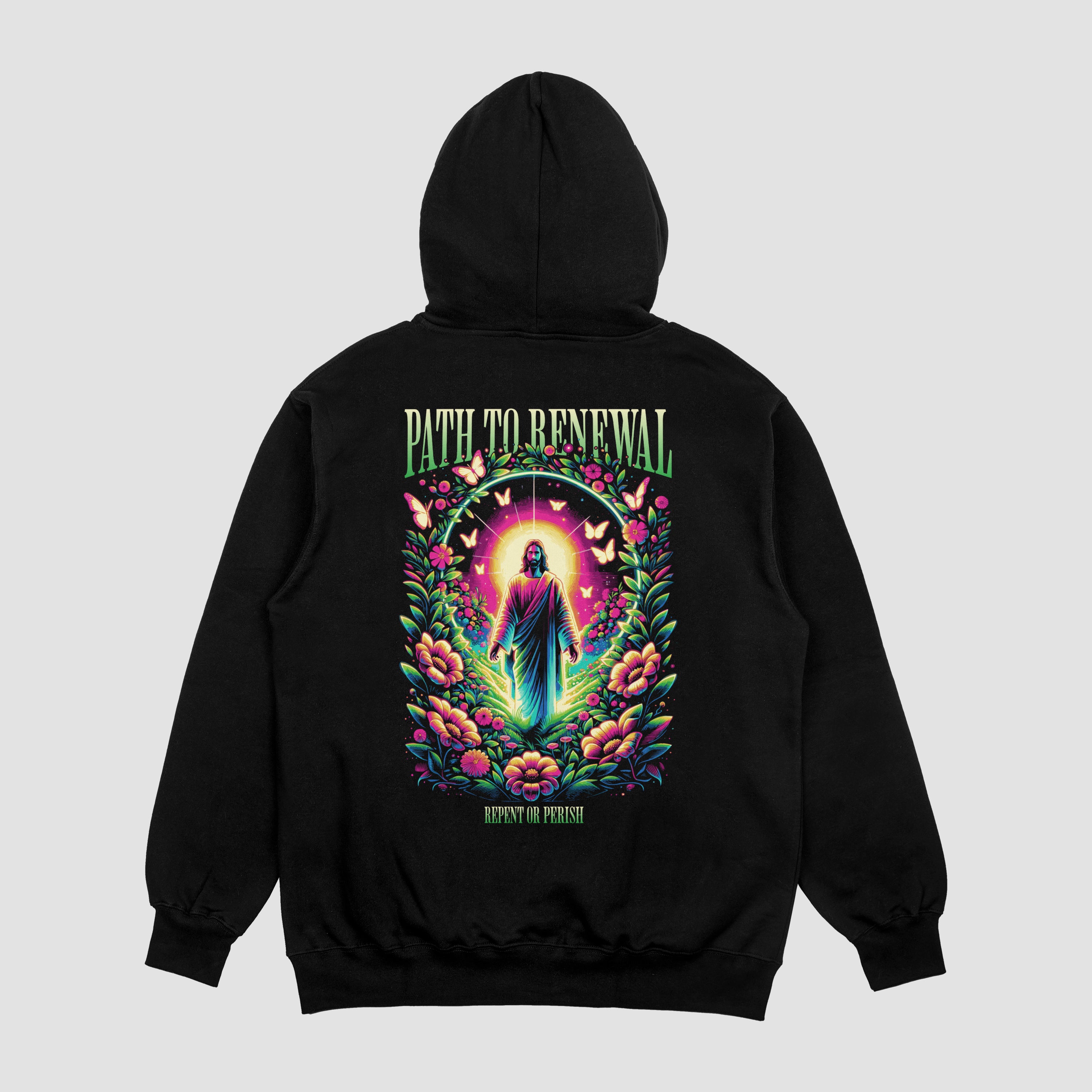 PATH TO RENEWAL DAMEN HOODIE - REPENT OR PERISH