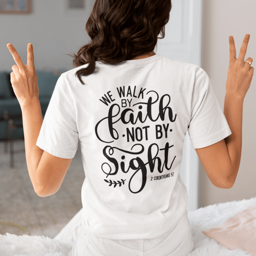 WALK BY FAITH DAMEN BASIC T-SHIRT - REPENT OR PERISH